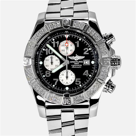 super avenger breitling diamond watch replica|breitling super avenger price list.